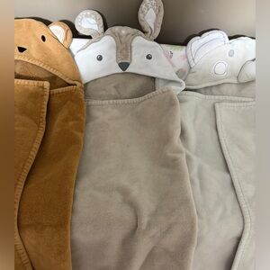 Pottery Barn Kids Baby Bath Towels (Set of 3)